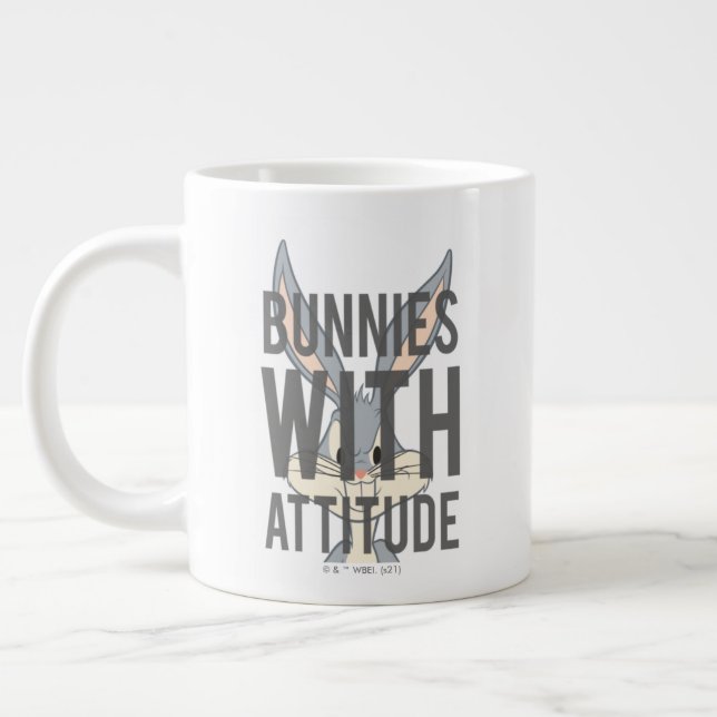 BUGS BUNNY™ Bunnies With Attitude Giant Coffee Mug (Left)