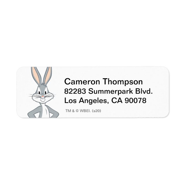 BUGS BUNNY™ | Bunny Stare 2 Label (Front)