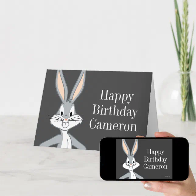 BUGS BUNNY™ | Bunny Stare Card | Zazzle