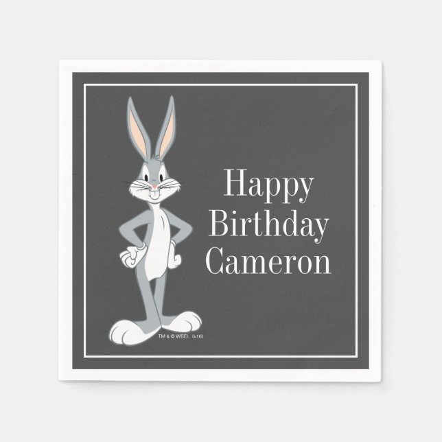 BUGS BUNNY™ | Bunny Stare Paper Napkins (Front)