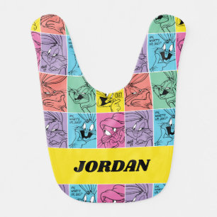 BUGS BUNNY™ Color Block Expressions Baby Bib