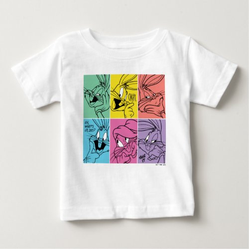 BUGS BUNNY Color Block Expressions Baby T_Shirt