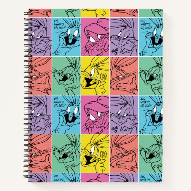BUGS BUNNY™ Color Block Expressions Notebook (Front)