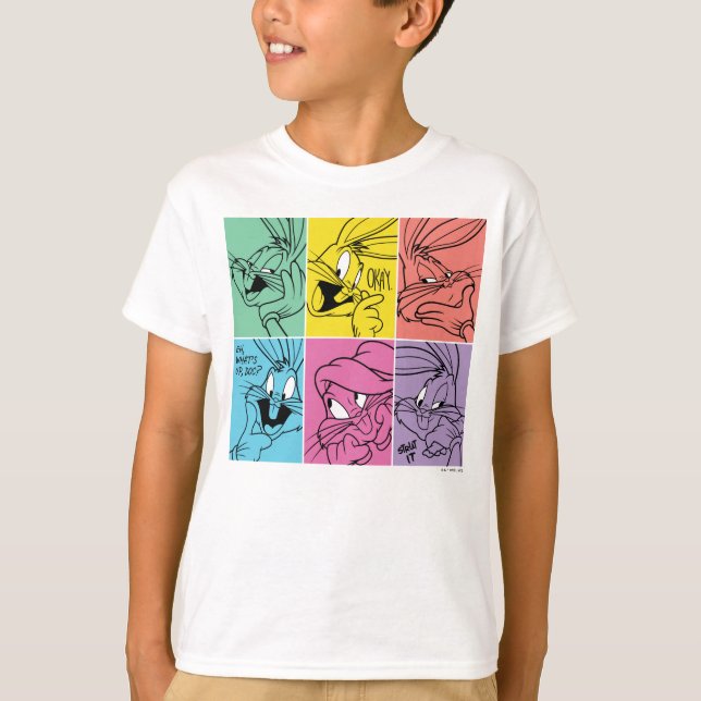 BUGS BUNNY™ Color Block Expressions T-Shirt (Front)