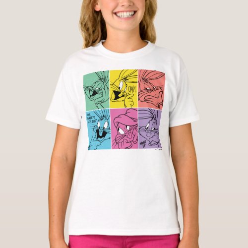 BUGS BUNNY Color Block Expressions T_Shirt