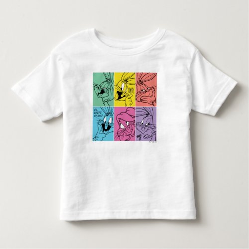 BUGS BUNNY Color Block Expressions Toddler T_shirt