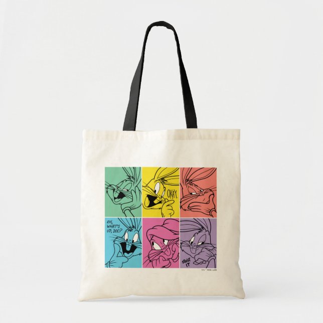 BUGS BUNNY™ Color Block Expressions Tote Bag (Front)