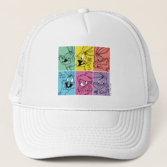 BUGS BUNNY™ Color Block Expressions Trucker Hat (Front)
