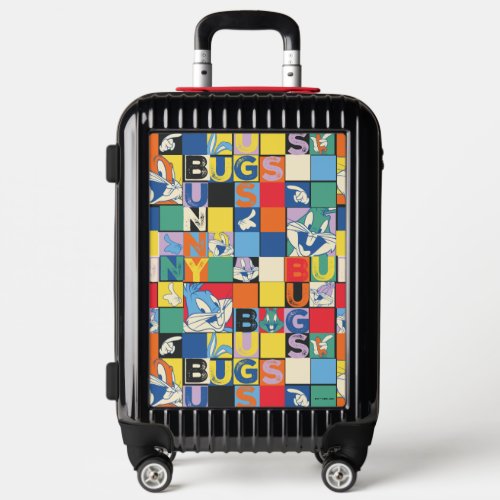 BUGS BUNNY Colorful Name and Face Checker Luggage