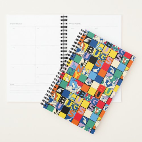 BUGS BUNNY Colorful Name and Face Checker Planner