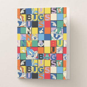 BUGS BUNNY™ Colorful Name and Face Checker Pocket Folder