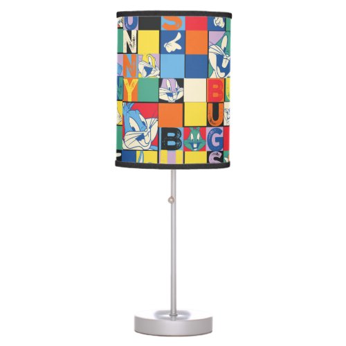 BUGS BUNNY Colorful Name and Face Checker Table Lamp