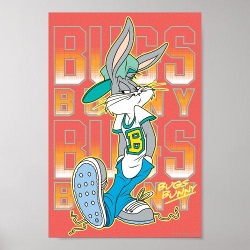 BUGS BUNNY Cool School Outfit Poster