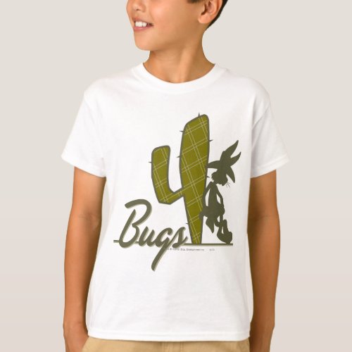 BUGS BUNNYâ Cowboy Leaning on Cactus T_Shirt