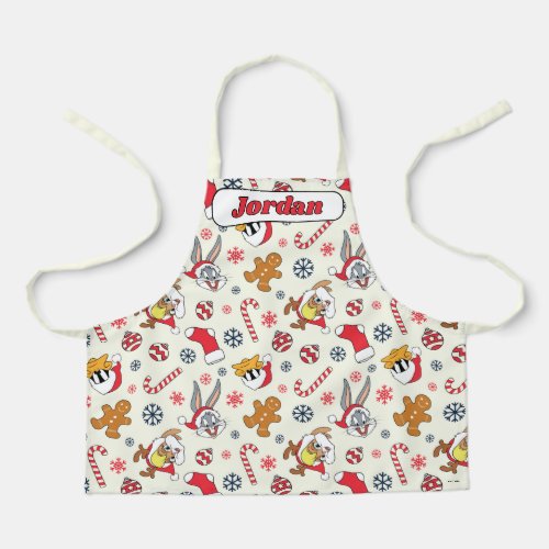 BUGS BUNNY™, DAFFY DUCK™ &amp; Lola Christmas Pattern Apron