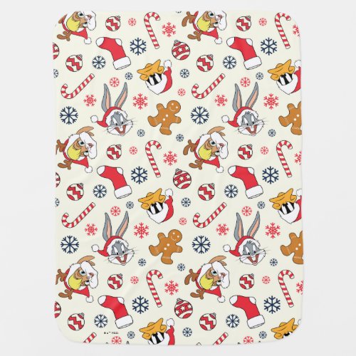BUGS BUNNY™, DAFFY DUCK™ &amp; Lola Christmas Pattern Baby Blanket
