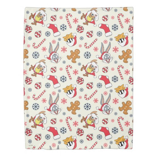 BUGS BUNNY™, DAFFY DUCK™ &amp; Lola Christmas Pattern Duvet Cover