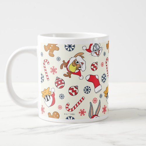 BUGS BUNNY™, DAFFY DUCK™ &amp; Lola Christmas Pattern Giant Coffee Mug