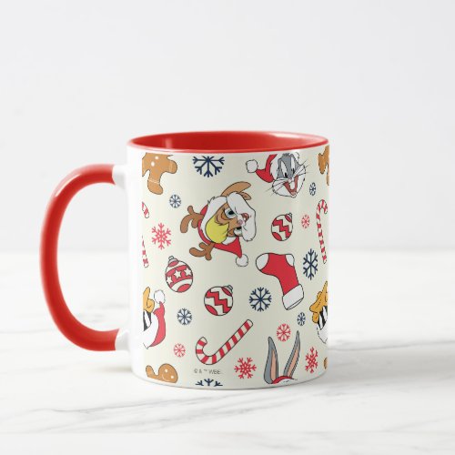 BUGS BUNNY™, DAFFY DUCK™ &amp; Lola Christmas Pattern Mug
