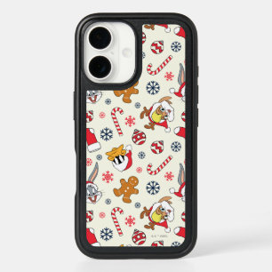 BUGS BUNNY™, DAFFY DUCK™ & Lola Christmas Pattern iPhone 16 Case