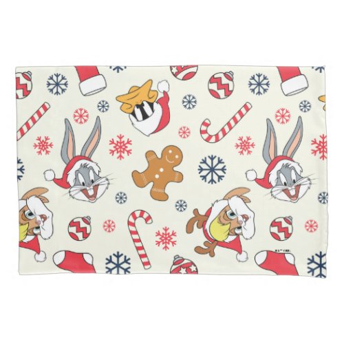 BUGS BUNNY™, DAFFY DUCK™ &amp; Lola Christmas Pattern Pillow Case