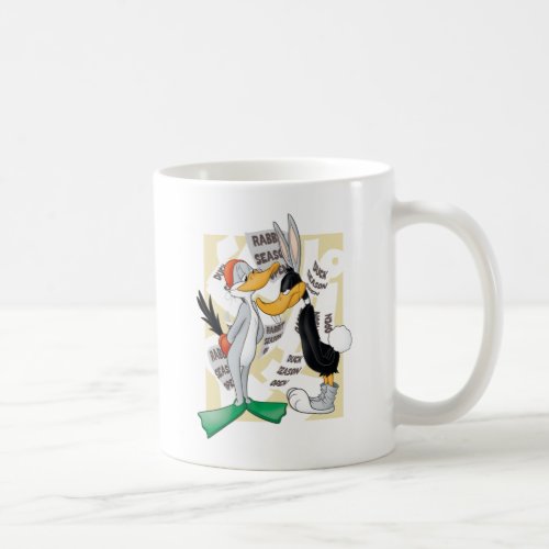 BUGS BUNNY  DAFFY DUCK Ready For Hunting Season Coffee Mug