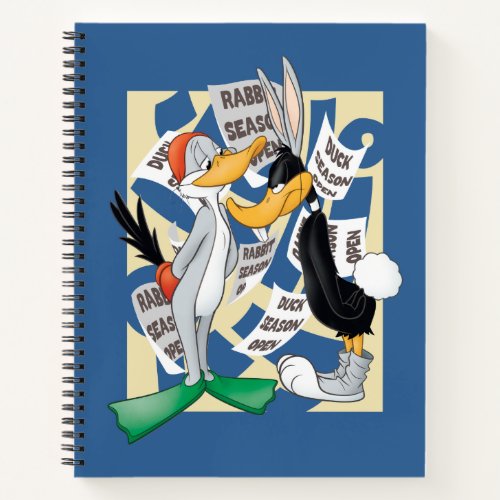 BUGS BUNNY  DAFFY DUCK Ready For Hunting Season Notebook
