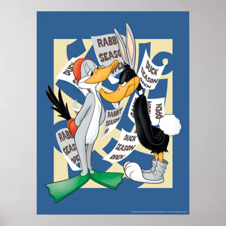 daffy duck and bugs bunny rabbit season