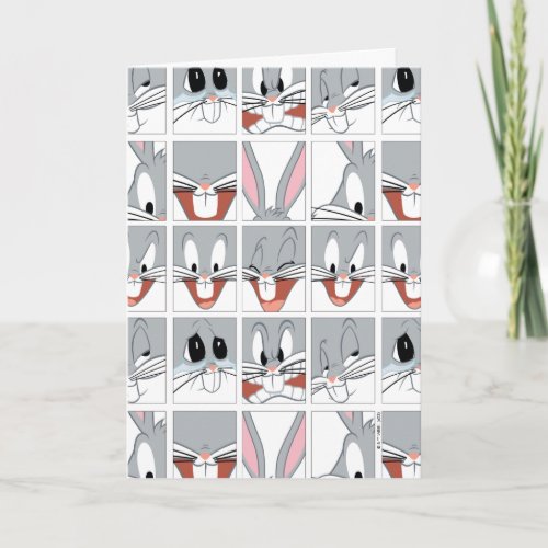 BUGS BUNNY Expression Blocks Card