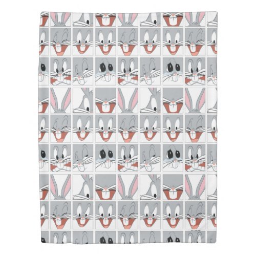 BUGS BUNNY Expression Blocks Duvet Cover