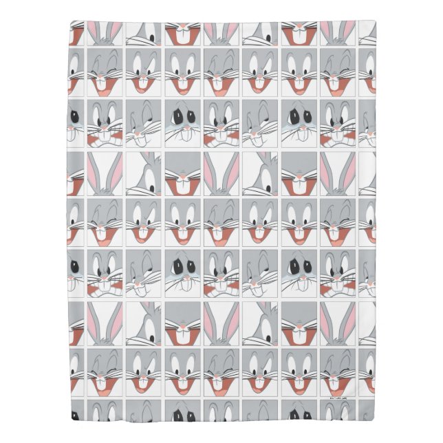BUGS BUNNY™ Expression Blocks Duvet Cover (Front)