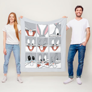 BUGS BUNNY™ Expression Blocks Fleece Blanket