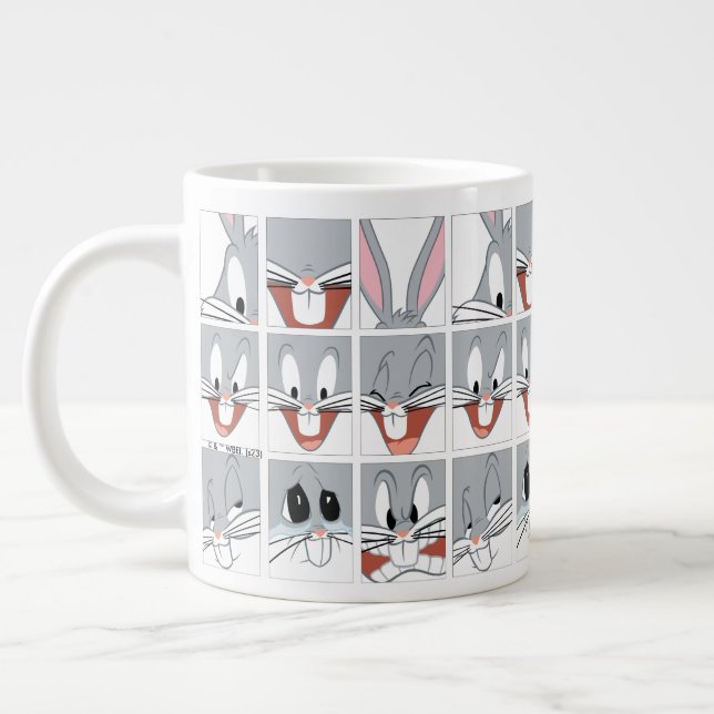 BUGS BUNNY™ Expression Blocks Giant Coffee Mug (Left)