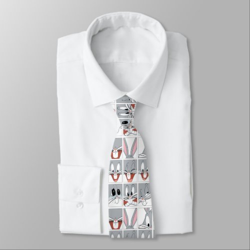 BUGS BUNNY Expression Blocks Neck Tie