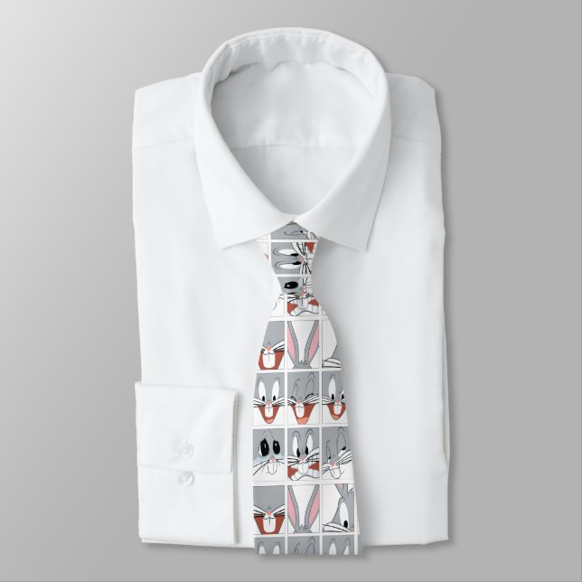 BUGS BUNNY™ Expression Blocks Neck Tie (Tied)