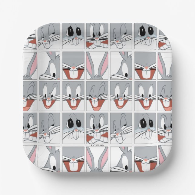 BUGS BUNNY™ Expression Blocks Paper Plates (Front)