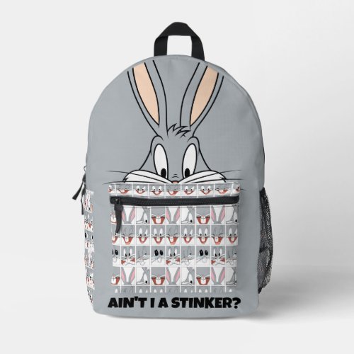 BUGS BUNNY Expression Blocks Printed Backpack