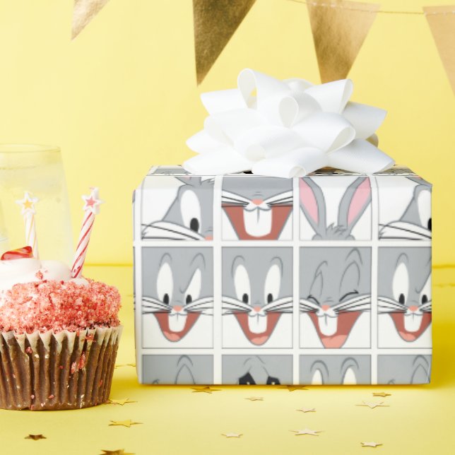 BUGS BUNNY™ Expression Blocks Wrapping Paper (Birthday Party)