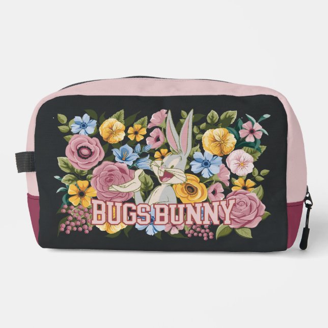 BUGS BUNNY™ Floral Embroidery Graphic Dopp Kit (Front)