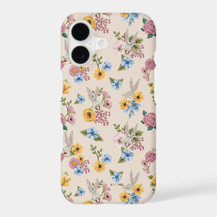 BUGS BUNNY™ Floral Embroidery Pattern iPhone 17 Case