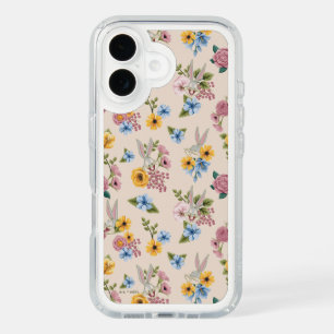 BUGS BUNNY™ Floral Embroidery Pattern iPhone 16 Case