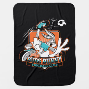BUGS BUNNY™ Football Club Badge Baby Blanket