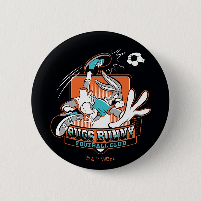 BUGS BUNNY™ Football Club Badge Button (Front)