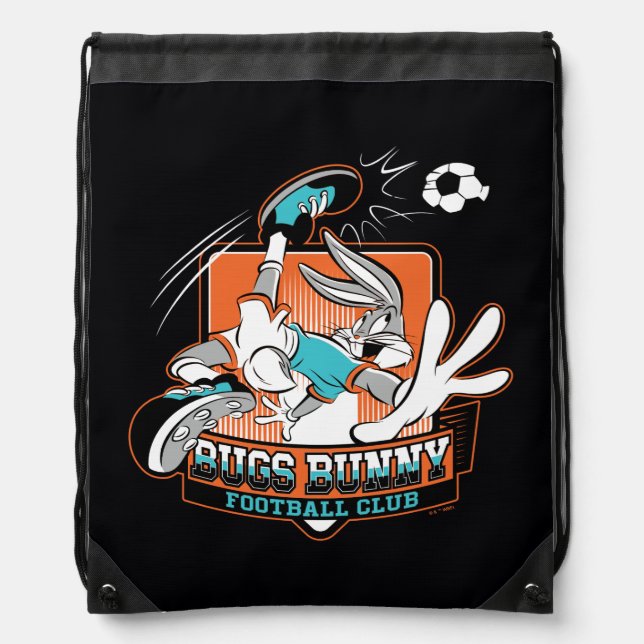 BUGS BUNNY™ Football Club Badge Drawstring Bag (Front)