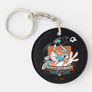 BUGS BUNNY™ Football Club Badge Keychain