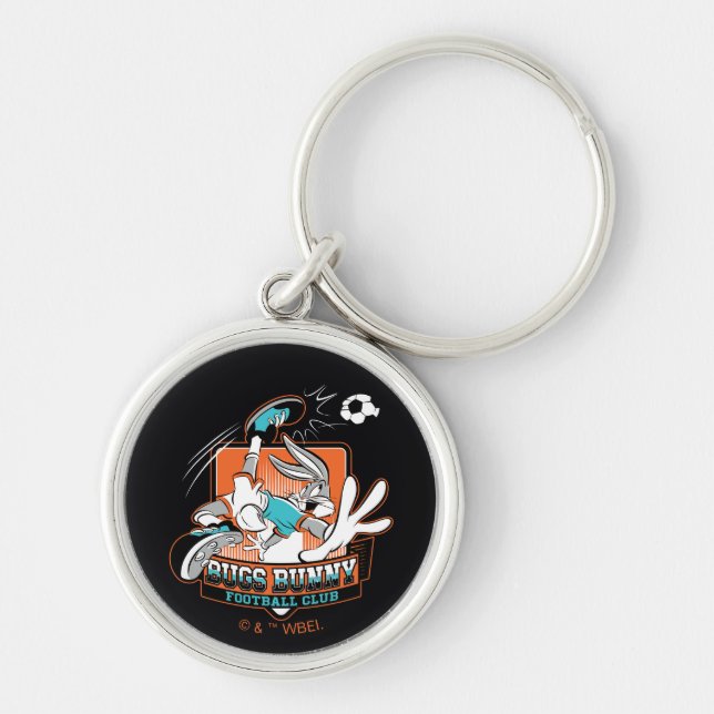 BUGS BUNNY™ Football Club Badge Keychain (Front)