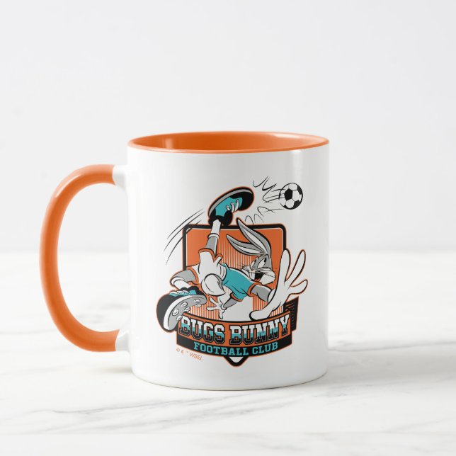 BUGS BUNNY™ Football Club Badge Mug (Left)