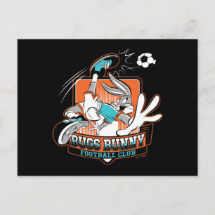 BUGS BUNNY™ Football Club Badge Postcard