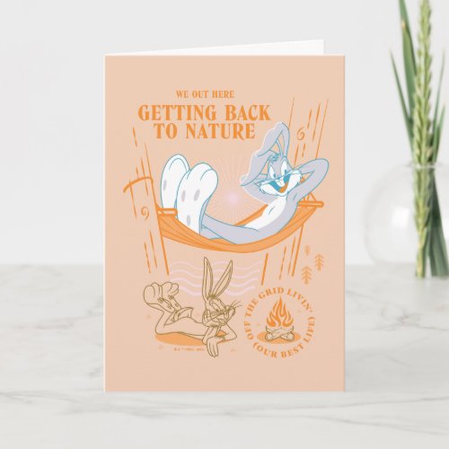 BUGS BUNNY Getting Back To Nature Card