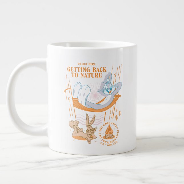 BUGS BUNNY™ Getting Back To Nature Giant Coffee Mug (Left)